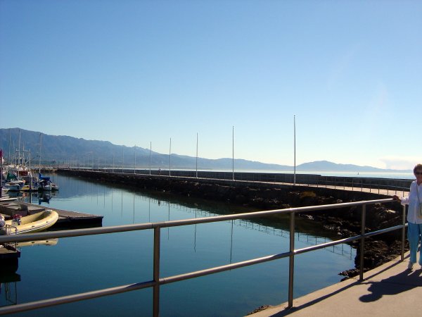 Long Breakwater Santa Barbara Harbor